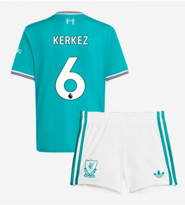 Liverpool Milos Kerkez #6 Tredjetrøje Børn 2025-26 Kortærmet (+ Korte bukser)